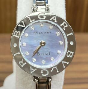 BVLGARI ブルガリ ビーゼロワン BZ22S シェル文字盤 ラウンド アナログ クォーツ レディース 腕時計 店舗受取可