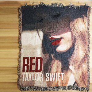 V8R/O9.2-4　TAYLOR SWIFT　テイラー・スウィフト　RED　アルバム　ラグ　マット　カーペット　ブランケット　テーブルクロス　インテリア