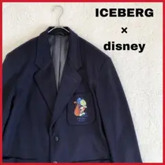 希少 90s ICEBERG×disney カシミヤ混 テーラードジャケット