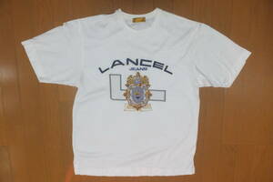 中古 / 難有 【 LANCEL Tシャツ Mサイズ ホワイト 】ランセル　白色 《日本製》Made In Japan 