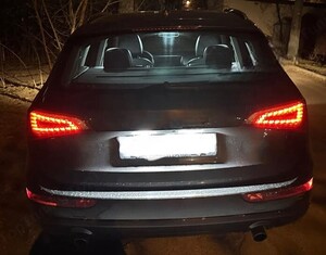 激白光 ! 交換式 ! LED ナンバー灯 ライセンス ランプ アウディ Q5 Q5ハイブリッド 2.0TFSI 3.0TFSI 3.2TFSI クワトロ 8R 系