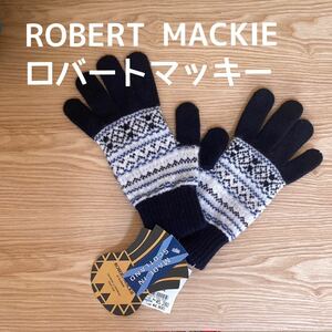 ROBERT MACKIE ロバートマッキージャカードウール 手袋