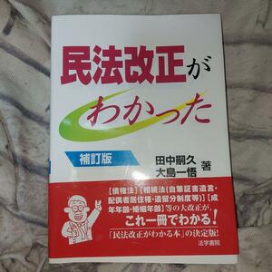 民法改正がわかった （補訂版） 田中嗣久／著　大島一悟／著