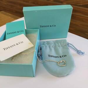 ☆TIFFANY&CO. ティファニー オープンハート ネックレス ペレッティ SV925！