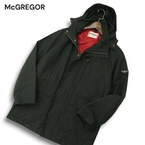 McGREGOR マクレガー 通年 裏赤★ フーディー コート Sz.M　メンズ 黒 日本製　A4T09903_9#O