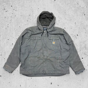 古着 CARHARTT 103826 DUCK WORK JACKET GVL カーハート バートレット ダック ワーク ジャケット 【Vintage】