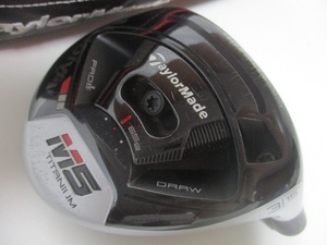 【テーラーメイド】TaylorMade M5 3W 15°／ヘッドカバー付き／ヘッド単品