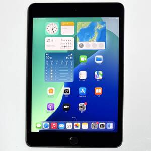 Apple iPad mini (第5世代) スペースグレイ 64GB MUQW2J/A Wi-Fiモデル iOS18.2.1 バッテリー最大容量91％ アクティベーションロック解除済