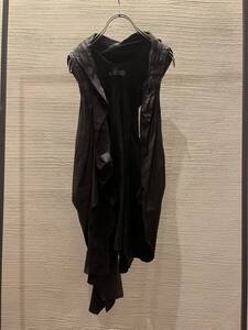 00s archive ifsixwasnine leather vest jilet STREAM japanese label l.g.b. 14th addiction kmrii catorce share spirit rick owens fuga