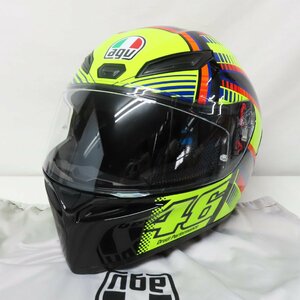 【美品】【アジアンフィット】AGV K1 S SOLELUNA 2015 フルフェイスヘルメット XLサイズ バレンティーノ・ロッシ バイク 二輪 レーサー