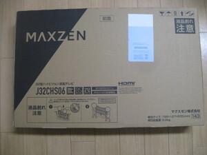 32インチTV MAXZEN J32CHS06 LEDバックライト HDMI x2 未開封新品