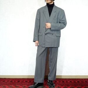 EU VINTAGE MARIO BARUTTI STRIPE PATTERNED DESIGN SET SUIT/ヨーロッパ古着ストライプ柄デザインセットアップスーツ