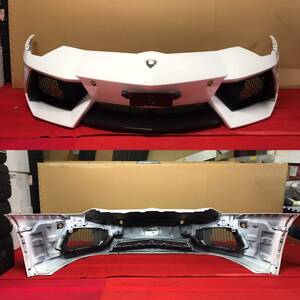 ☆B307 Lamborghini AVENTADOR ランボルギーニ アヴェンタドール 外装パーツ 純正 中古 バンパー ウイング マフラーカッター ディフーザー