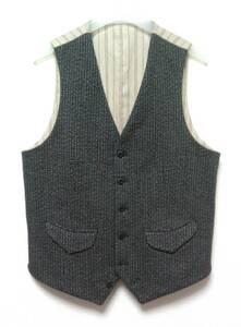 JELADO x COPANO ジェラード コパノ　ANTIQUE GARMENTS　GOTHAM VEST　ゴッサムベスト M　ビーチクロス フレイク ブラック　AG03506