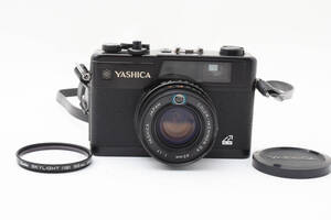 [中古美品] ヤシカ YASHICA ELECTRO 35 GX Black Rangefinder 35mm Film Camera From JAPAN 2315290