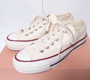 CONVERSE ADDICT コンバース アディクト 1SD398 CHUCK TAYLOR CANVAS OX チャックテイラー US5 / 23.5cm NATURAL