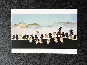 【藤城清治のPostcard】≪ふしぎなグースリ≫