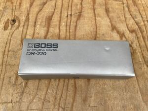 boss dr-220a/e dr.rhythm 取扱説明書　専用ケース　美品　中古品