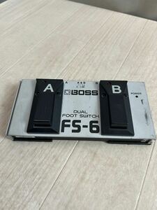 O844】 BOSS デュアルフットスイッチ フットスイッチ エフェクター ボス Dual DUAL FOOT SWITCH デュアル　FS6