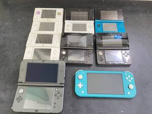 New3DSLL/3DS/DS i/DS Lite/Switch Lite 本体 計22台 まとめ売り 動作未確認 ジャンク ニンテンドー スイッチライト【y2-30/0/0】