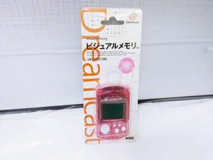 00727 【未開封品】SEGA ドリームキャスト ビジュアルメモリ HKT-7007-05 パッションピンク 未使用品 レトロゲーム Dreamcast 長期保管品