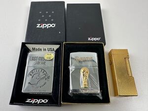 【1/18EL】 ZIPPO Zippo ジッポ ダンヒル dunhill ガスライター オイルライター ライター ジャンク 着火未確認