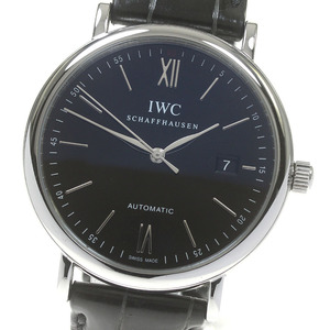 IWC IWC SCHAFFHAUSEN IW356502 ポートフィノ デイト 自動巻き メンズ 箱・保証書付き_847898