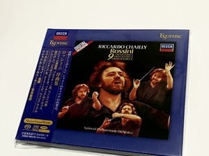 新品　廃盤 ESOTERIC SACD Chailly Gioacchino Rossini 9 Overtures ESSD-90218 エソテリック リッカルド・シャイー ロッシーニ