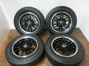 【送料無料・税込み】クロススピード PREMIUM-6 15in6J+43 5穴PCD114.3 DL WINTERMAXX WM03 195/65R15 アイシス/セレナ/エディックス 他