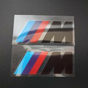 BMW【///M】ステッカー 2P【ブラック】MPerformance MSport MPower E36 E39 E46 E60 E90 F10 F20 F30 x1x2x3x4x5x6x7x8 320 325