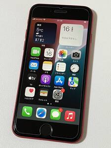 SIMフリー iPhoneSE2 64GB Product Red シムフリー アイフォンSE 2 第二世代 第2世代 レッド au docomo softbank SIMロックなし A2296 85%