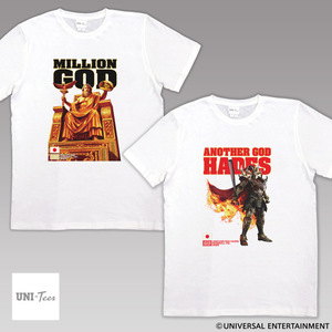 Tシャツ XLサイズ GOD&HADES 2023 special edition 王座奪還 ミリオンゴッド ハーデス 2着セット パチンコ パチスロ スロット