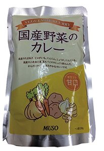 ムソー 国産野菜のカレー 甘口 200g