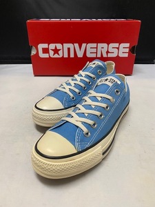 【訳あり新品】CONVERSE ALL STAR BURNT COLORS OX 31310351 FADED BLUE US5.0 24.0cm コンバース オールスター バーント ローカット 