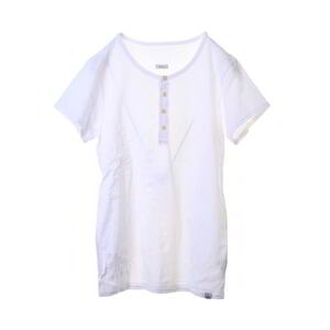 VISVIM D. SCOOP HENLEY ヘンリーネック Tシャツ 1 ホワイト ヴィスヴィム KL4BUPCH28