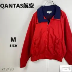 レア 美品 QANTAS カンタス航空 フライト ジャケット 羽織り M