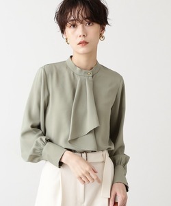 「N.（N. Natural Beauty Basic）」 長袖ブラウス MEDIUM グリーン レディース