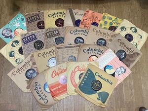 SP レコード 洋楽 まとめ 売り　nat king cole bing crosby 