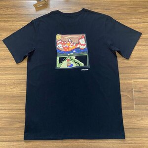 1000円スタート　パタゴニア patagonia Tシャツ　半袖　丸首　背中イラスト　コットン　男女兼用　XS-3XL　サイズ選択可能　TT174