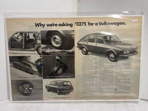 1967年10月20日号LIFE誌　広告切り抜き1ページ【Volkswagen フォルクスワーゲン】アメリカ買い付け品ビンテージインテリア車オシャレUSA