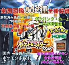 【ポケモン】 サン ケース付き　配信 伝説 6vメタモン 道具完備