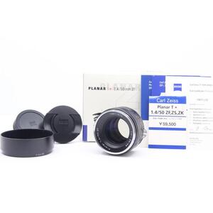 Carl Zeiss Planar 50mm F1.4 ZF T* Fマウント カールツァイス ニコン用 標準単焦点レンズ 未使用級 美品 ■29794