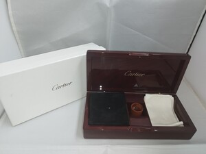 CARTIER カルティエ ノベルティ 傷見 純正 簡易ケース 布 木箱 長期保管品 送料別 収納