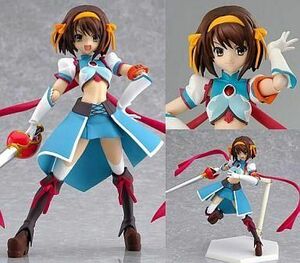 中古フィギュア figma 超勇者ハルヒ 「涼宮ハルヒの戸惑」 PS2ソフト超限定版同梱フィギュア