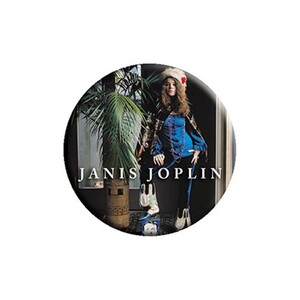 Janis Joplin 缶バッジ ジャニス・ジョプリン Palm