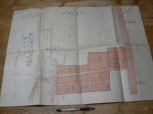 福島県 会津若松市 花街 地図 若松市の中央 栄町 花小路と其周園/大正15年 花柳界