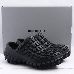 28.5cm BALENCIAGA Bouncer Clogs サイズ43 ブラック 735252 バレンシアガ バウンサークロッグ サンダル ミュール シューズ