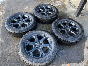 RAV4　純正18インチタイヤホイール【4本セット】アドベンチャー　オフロードパッケージ　225/65R18 ブリヂストン スタッドレス 8部山くらい