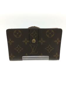 LOUIS VUITTON◆ポルト・モネ・ビエ・ヴィエノワ_モノグラム・キャンバス_BRW/PVC/BRW/メンズ