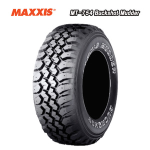 送料無料 マキシス サマータイヤ MAXXIS MT-754 Buckshot Mudder MT-754 バックショットマッダー 195R14 8PR 【4本セット 新品】